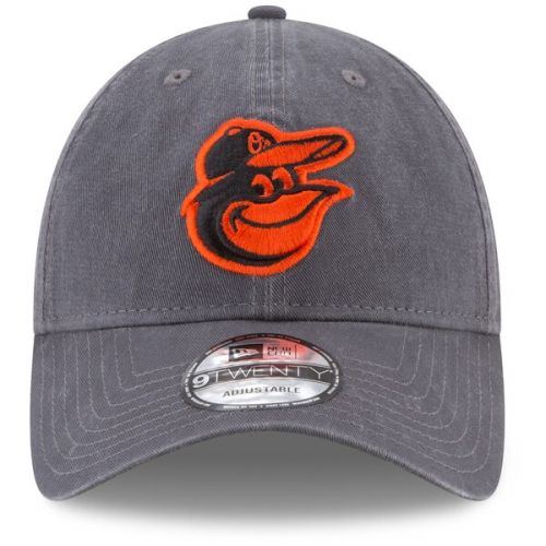  Mens Baltimore Orioles New Era Graphite Primary Logo Core Classic 9TWENTY Adjustable Hat