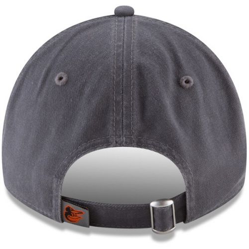  Mens Baltimore Orioles New Era Graphite Primary Logo Core Classic 9TWENTY Adjustable Hat