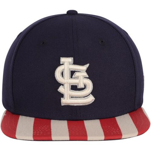  Mens St. Louis Cardinals New Era Navy/Red Fully Flagged 9FIFTY Adjustable Hat