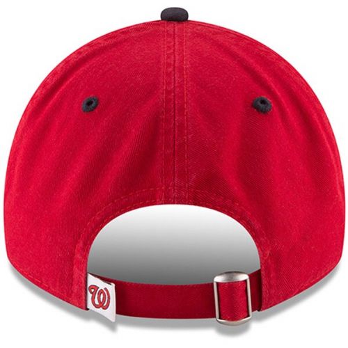  Mens Washington Nationals New Era Red/Navy Alternate 3 Replica Core Classic 9TWENTY Adjustable Hat