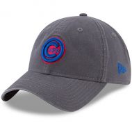 Mens Chicago Cubs New Era Graphite Primary Logo Core Classic 9TWENTY Adjustable Hat