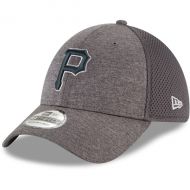 Mens Pittsburgh Pirates New Era Gray Classic Shade Neo 39THIRTY Flex Hat