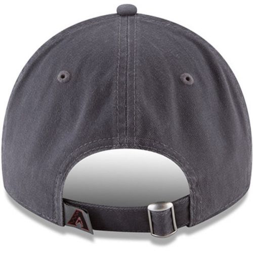  Mens Arizona Diamondbacks New Era Graphite Primary Logo Core Classic 9TWENTY Adjustable Hat