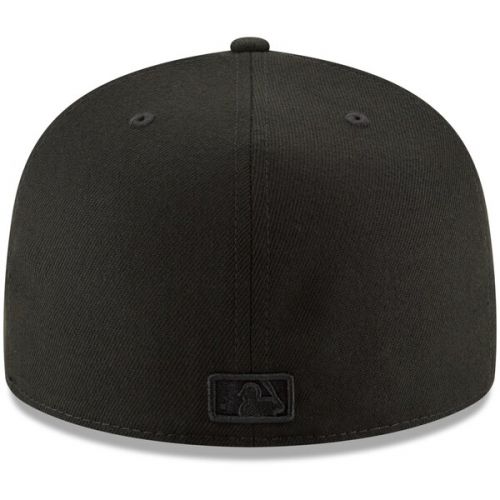  Mens Kansas City Royals New Era Black Primary Logo Basic 59FIFTY Fitted Hat