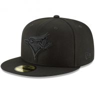 Mens Toronto Blue Jays New Era Black Primary Logo Basic 59FIFTY Fitted Hat