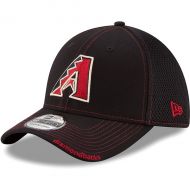 Mens Arizona Diamondbacks New Era Black Logo Neo 39THIRTY Flex Hat
