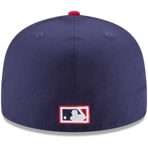  Mens Cleveland Indians New Era Navy Patriotic Turn 59FIFTY Fitted Hat