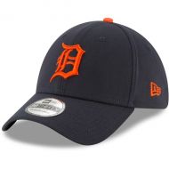 Mens Detroit Tigers New Era Navy Road Team Classic 39THIRTY Flex Hat