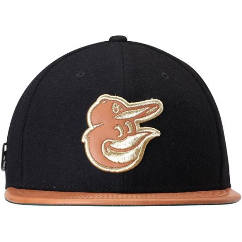  Mens Baltimore Orioles New Era Black/Natural Wilson Collaboration 59FIFTY Fitted Hat