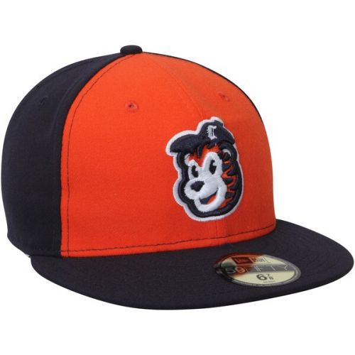  Mens Connecticut Tigers New Era Orange/Navy Alternate Authentic Collection 59FIFTY Fitted Hat