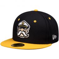 Mens Lake County Captains New Era Navy/Gold Authentic 59FIFTY Fitted Hat