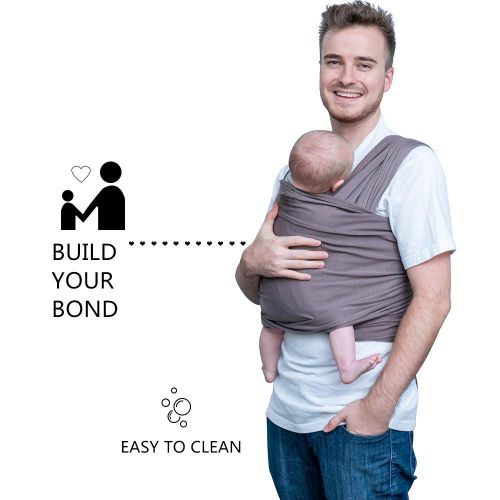 New For Baby All-in-1 Stretchy Baby Wraps - Ergonomic Baby Sling - Infant Carrier - Babys Wrap - Hands Free...