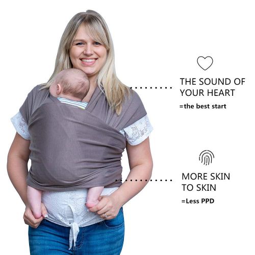  New For Baby All-in-1 Stretchy Baby Wraps - Ergonomic Baby Sling - Infant Carrier - Babys Wrap - Hands Free...