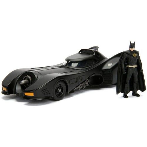  New Jada New DIECAST Toys CAR JADA 1:24 Model-KIT - Metals - Hollywood Rides Build NCOLLECT - Batmobile & Batman Figure 30874