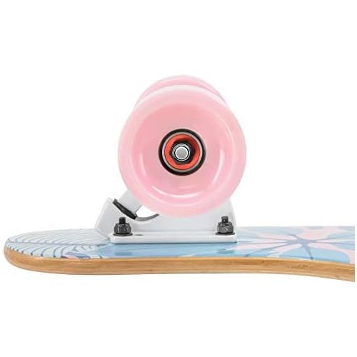  New Olym Longboard Skateboard, 41 Inch 8 Layer Canadian Maple Drop Through Longboards for Youths Beginners.