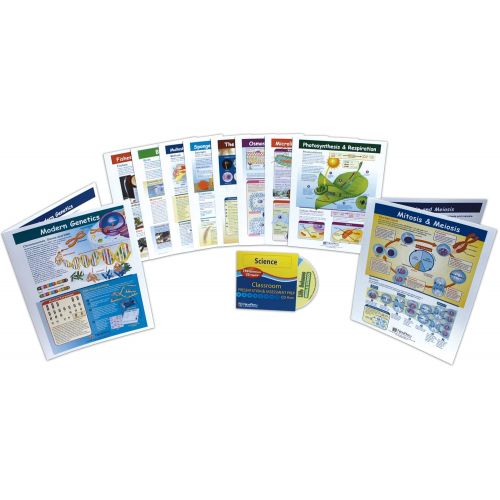  New Path Learning NewPath Learning 10 Piece Mastering Middle School Life Science Visual Learning Guides Set, Grade 5-9