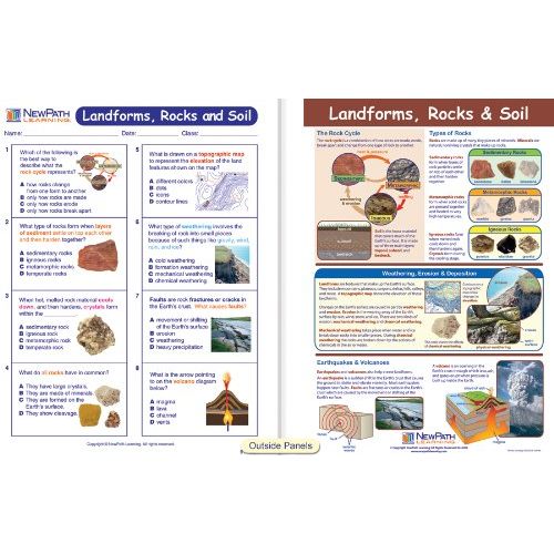  New Path Learning NewPath Learning 10 Piece Mastering Science Visual Learning Guides Set, Grade 5