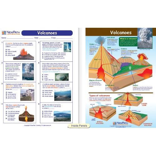  New Path Learning NewPath Learning 10 Piece Mastering Science Visual Learning Guides Set, Grade 6