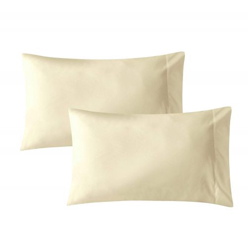  New Sega Home Indulgence Solid Microfiber Sheet Set, Twin, Ivory