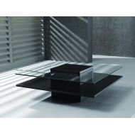 New Spec Inc New Spec 420001 Coffee Table Black Ash Oak