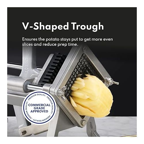  New Star Foodservice 7006872 Extra Heavy Duty French Fry Cutter 3/8