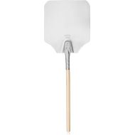 New Star Foodservice 50165 Aluminum Pizza Peel, Wooden Handle, 12 x 14 inch Blade, 36 inch overall