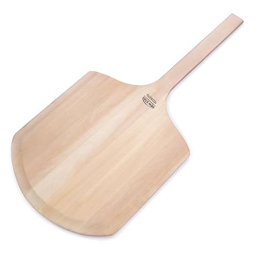  New Star Foodservice 1029970 Restaurant-Grade Wooden Pizza Peel, 16