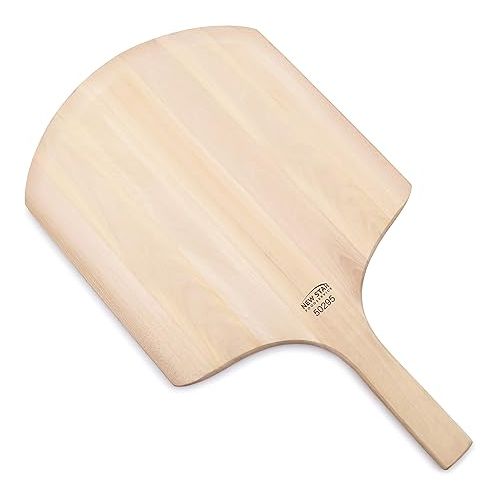  New Star Foodservice 50295 Restaurant-Grade Wooden Pizza Peel, 16