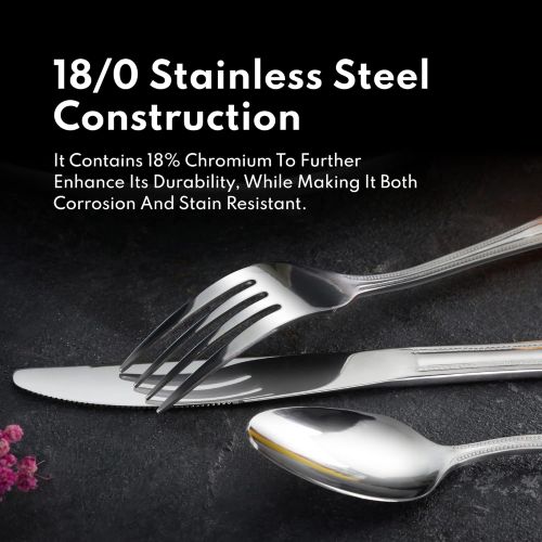  [아마존베스트]New Star Foodservice 58680 Stainless Steel Rose Pattern Oyster Fork, 5.8-Inch, Set of 12…