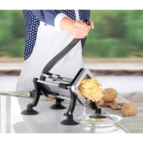  New Star Foodservice 38408 Commercial Grade French Fry Cutter, Complete Combo Sets