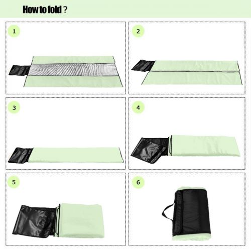  New Wanli Picnic Blanket Ocean During Sunset Sandproof and Waterproof Picnic Mat Folding Portable Tote Camping Mat for Beach Camping Hiking Grass Travelling 57 * 59in