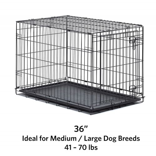  New World Crates New World Folding Metal Dog Crate; Single Door & Double Door Dog Crates