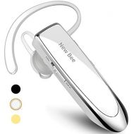 [아마존 핫딜]  [아마존핫딜]New bee Bluetooth Earpiece Wireless Handsfree Headset 24 Hrs Driving Headset 60 Days Standby Time with Noise Cancelling Mic Headsetcase for iPhone Android Samsung Laptop Truck Driv