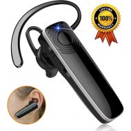 [아마존핫딜][아마존 핫딜] New bee Bluetooth Earpiece HD Stereo Ultralight Wireless Handsfree Headset 12Hrs Talktime Noise Cancelling Mic Driving Headset Compatible with iPhone Android Businessman Driver Tru