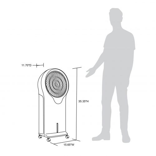  Luma Comfort 250 Sq Ft Portable Evaporative Air Cooler