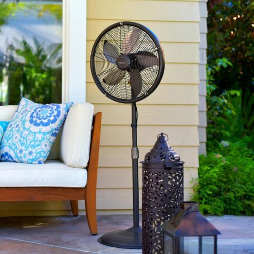  NewAir AF-600 All-Metal 600 Sq Ft 18 Oscillating Outdoor Misting Fan