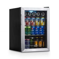 NewAir AB-850 Beverage Refrigerator, 90 Can, Stainless Steel