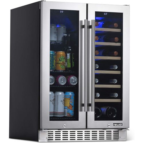  [아마존베스트]NewAir NWB080SS00 Wine Refrigerator, Stainless Steel, 58 Can