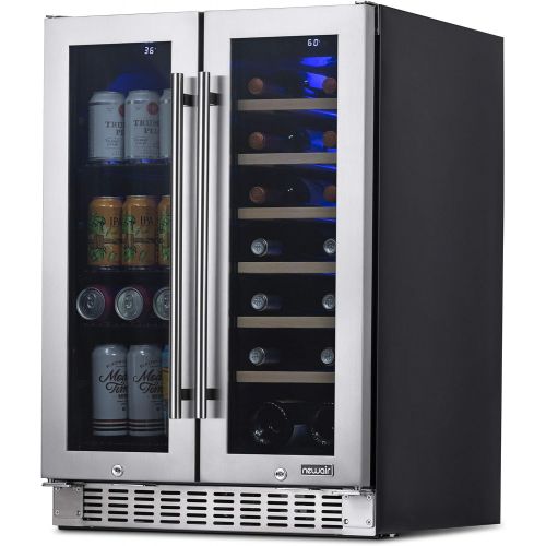  [아마존베스트]NewAir NWB080SS00 Wine Refrigerator, Stainless Steel, 58 Can