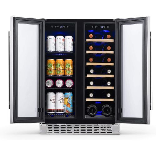  [아마존베스트]NewAir NWB080SS00 Wine Refrigerator, Stainless Steel, 58 Can