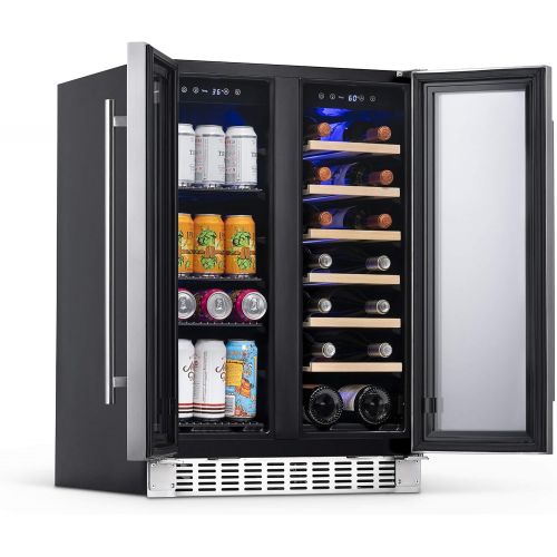  [아마존베스트]NewAir NWB080SS00 Wine Refrigerator, Stainless Steel, 58 Can