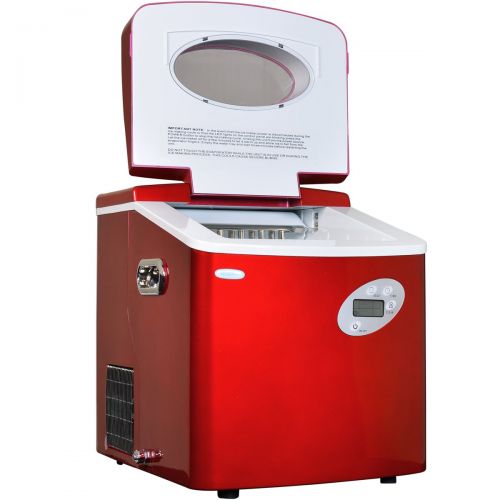  NewAir AI-215R | Portable, Countertop Ice Maker | 50 Lbs | Red