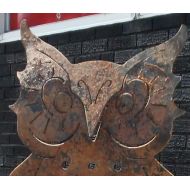 /NewCuttingEdge 18 Metal Owl Sign Yard Garden Art Outdoor Decor Metal Sculpture Home Decor Metal Fab Fabrication