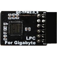 TPM2.0 Module LPC 12Pin Module with Infineon SLB9665 for Gigabyte Motherboard Compatible with GC-TPM2.0_S