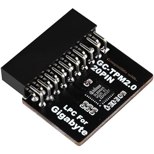  TPM2.0 Module LPC 20Pin Module with Infineon SLB9665 for Gigabyte Motherboard Compatible with GC-TPM2.0