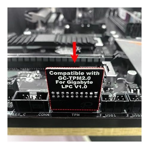  TPM2.0 Module LPC 20Pin Module with Infineon SLB9665 for Gigabyte Motherboard Compatible with GC-TPM2.0