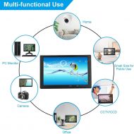 [아마존베스트]NewHail Security Monitors 10.1 Inch LED Monitors HDMI/BNC/AV/VGA/USB Input 1920x1200 IPS Resolution Touch Buttons Video and Audio Displays CCTV Screen