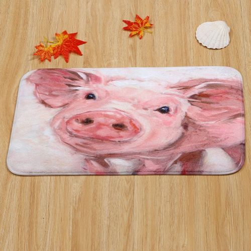  NewKelly Home Decorate Newkelly Mat 40cm60cm Home Decor Pig Personalized Rug Carpet Bedroom/Bathroom Floor