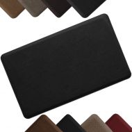 NewLife by GelPro Anti-Fatigue Designer Comfort Kitchen Floor Mat Stain Resistant Surface with 5/8” thick ergo-foam core for health and wellness,18x30 Grasscloth Charcoal