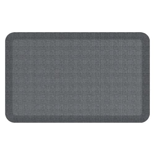  NewLife by GelPro Anti-Fatigue Designer Comfort Kitchen Floor Mat, 20x32”, Tweed Nickel Grey Stain Resistant Surface with 3/4” Thick Ergo-foam Core for Health and Wellness